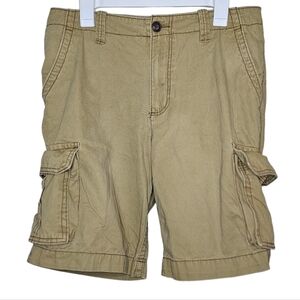 Aeropostale Men's Khaki Cargo Shorts Size 32